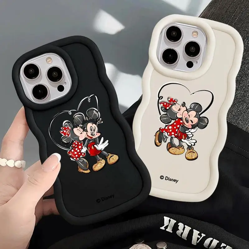 Disney Mickey Minnie Cute Case for Xiaomi Poco X5Pro X3 X5 NFC Redmi A1 13C A2 12 10A 12C 9 10 9T 9C 8 Soft Cover