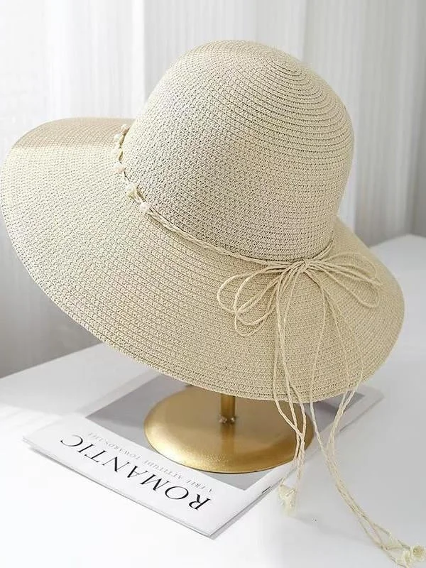 chapeu-de-praia-com-flor-de-perola-e-vidro-decorativa-cordao-e-laco-para-protecao-solar-acessorio-de-moda-para-combinar-com-roupas