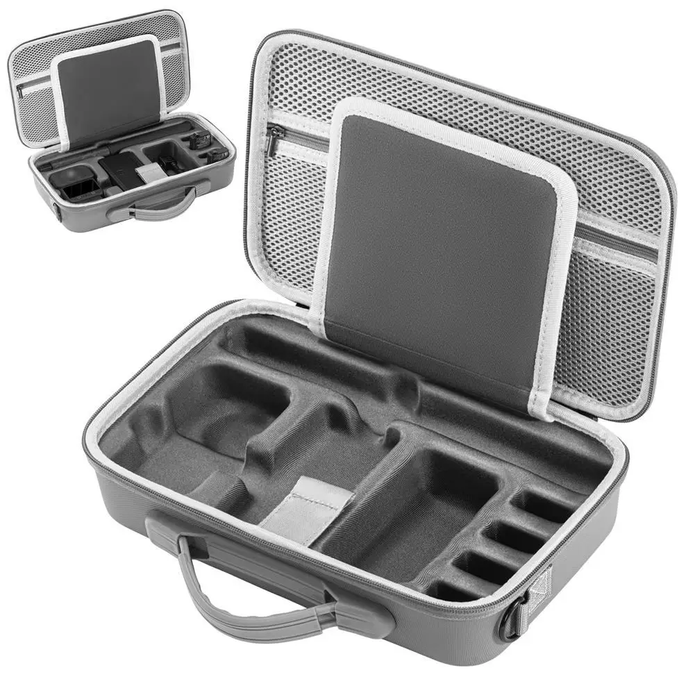 حقيبة حمل جلدية محمولة من البولي يوريثان لملحقات dji Osmo 360 حقيبة سفر مع حزام كتف مقاوم للماء ومقاوم للرطوبة Sto H0M1 #4