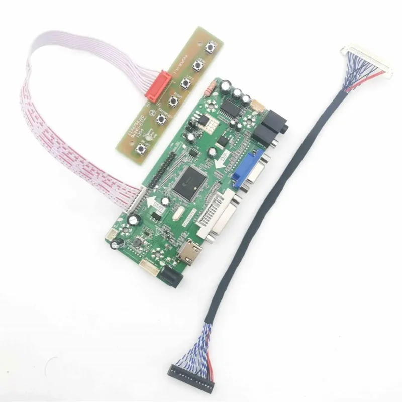 Плата управления с 10,1-дюймовым ЖК-дисплеем HSD100IFW1, 1024x600, HDMI, VGA, аудио, DVI, LVDS монитор, 30 контактов