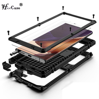 Armor Metal Case With Screen Protector For Samsung Galaxy A52 A72 A32 S23 S22 S21 Ultra S20 Plus Note20 Shockproof Holder Cover