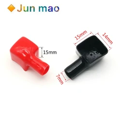 Motorcycle battery pile head protective cover battery terminal square insulating cap battery car battery positive and nega