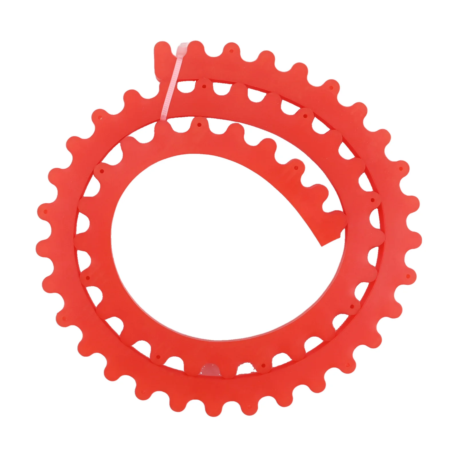 

Профилированная цепь с зубчатым приводом: высокая прочность, гибкий материал, точность передачи.