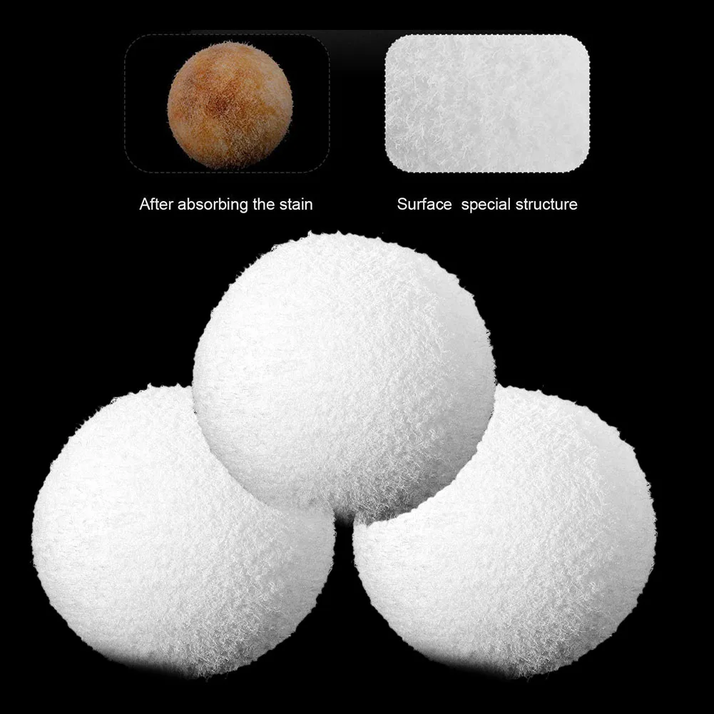 Floating Scum Absorber Ball for Pools Hot Tubs and Spas Made of Resilient Sponge Material for Repeated Cleaning Cycles