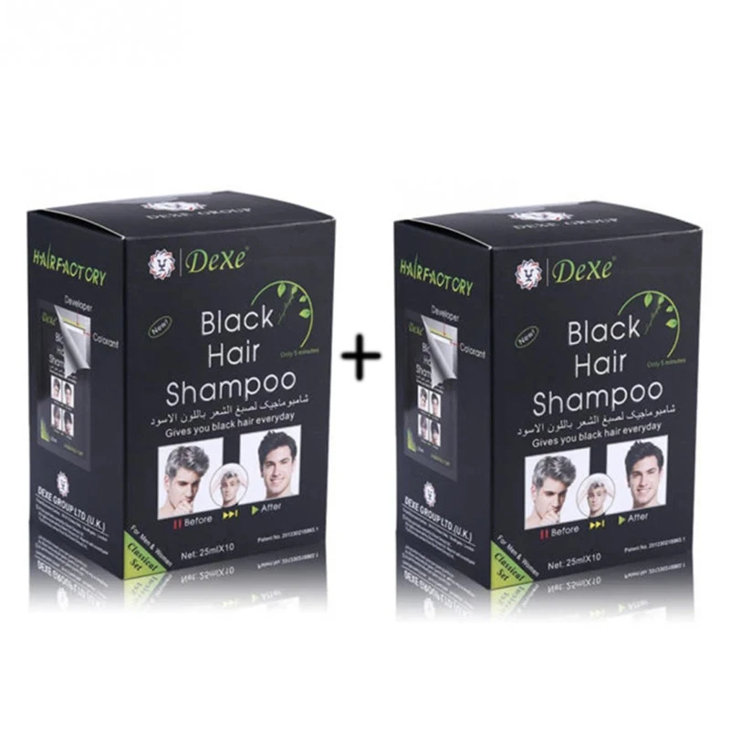 400ml Wash Black Hair Dye Hair Cream To Cover White Hair, One Color Comb, One Color Black Hair Dye Comb Cream