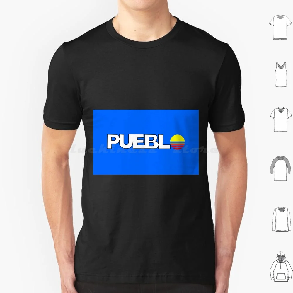 

Flag Of Pueblo , Colorado T Shirt Big Size 100% Cotton Home Of Heroes Steel City Us United States American Washington North