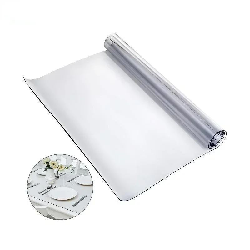 

Tablecloth Protector Table Cover/Mat PVC Soft Waterproof Clear Water Resistant Easy Clean for Tabletop Home Use