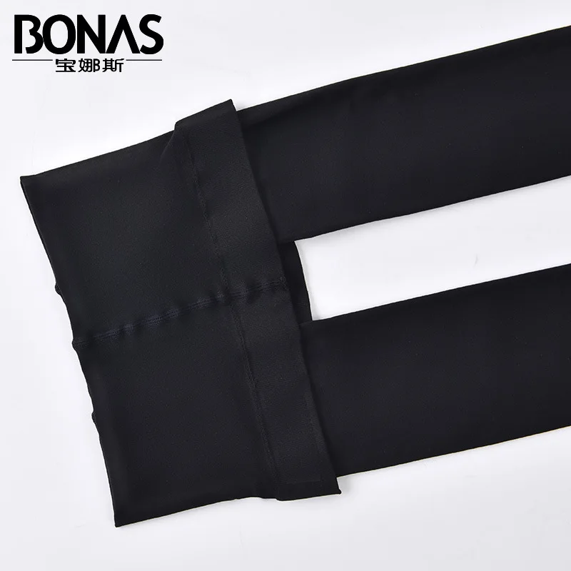 BONAS 200D Tights Velvet Not Fade Pantyhose Women Warm Elasticity Spandex Seamless Resistant Female Autumn Sexy Stockings Gift