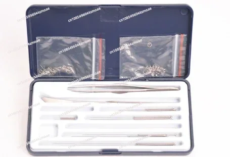 Acupuncture Instrument Bag Acupuncture Package Traditional  Silver-Plated Acupuncture Needle Three-Edged Needle with Box Suit