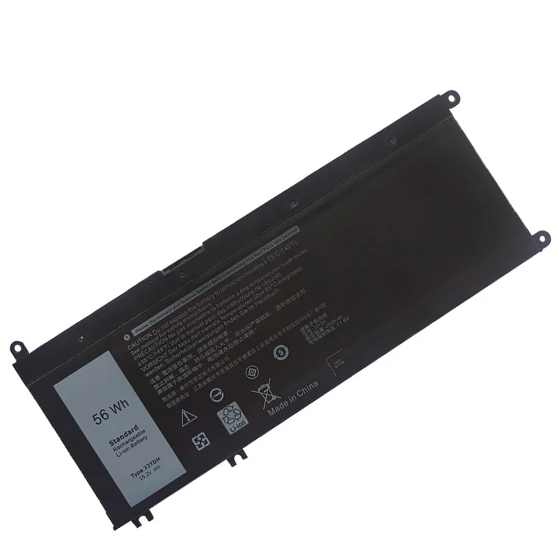 New 33YDH Laptop Battery for Dell Inspiron 17  7773 7778 7779 15 7577 G3  3579 5587  3779 7588 P30E Series 15.2V 56WH 4 Cellsstyle=