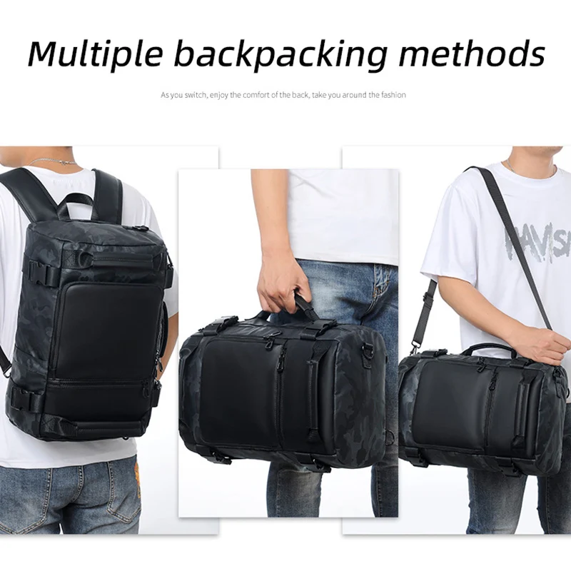 Large Capacity Waterproof Backpack Multicuntional 15.6 Inch Laptop Rucksack Men\'s Travel Luggage Shoulder Bag Mochila XA353C