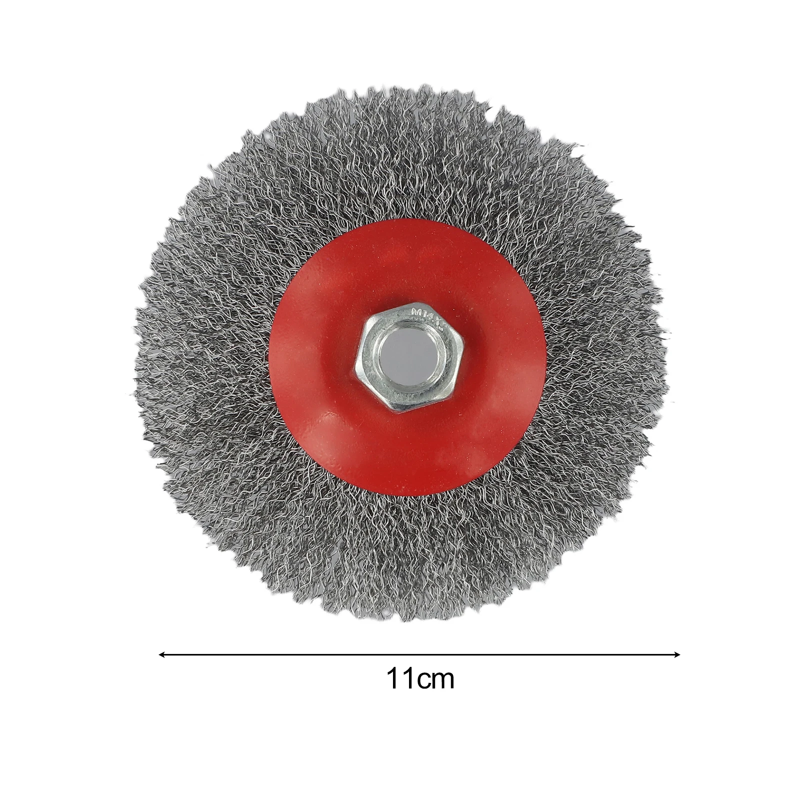 

115mm Wire Bevel Brush For M14 Thread Rotary Wheel For Angle Grinder Rust And Paint Removal Descaling Deburring Weld Prep