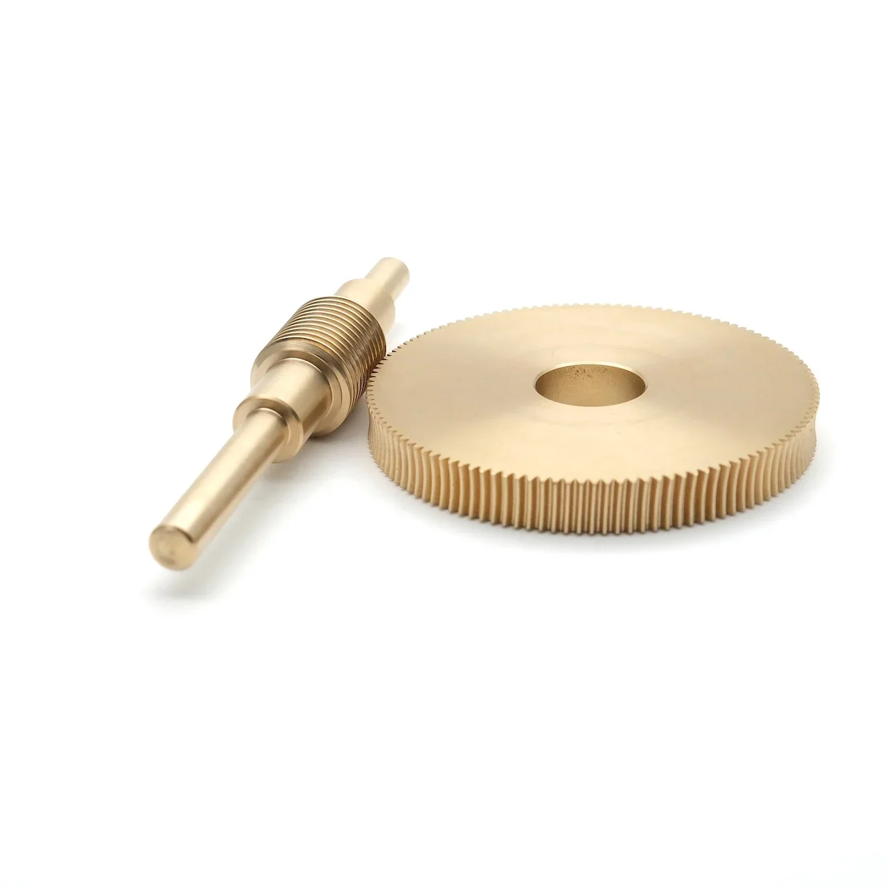 1:120 Speed Ratio Copper Brass Turbo Worm Gear Suit 120 Teeths 2019-059 12mm Bore 5mm Diameter 75mm Worm