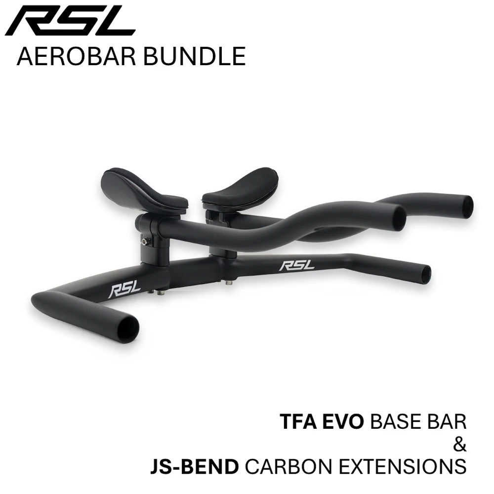 

RSL Carbon Fiber TT Handlebar 31.8mm Clamp Internal Accessories Components Included for Road Bicycles Lightweight Aerodynamic