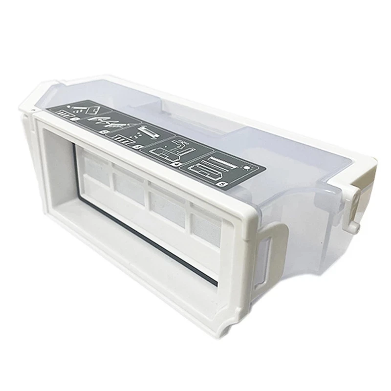 قطع غيار حاوية الغبار ل Ecovacs Deebot X1 أومني/توربو مكنسة كهربائية هيبا تصفية الغبار بن الملحقات استبدال