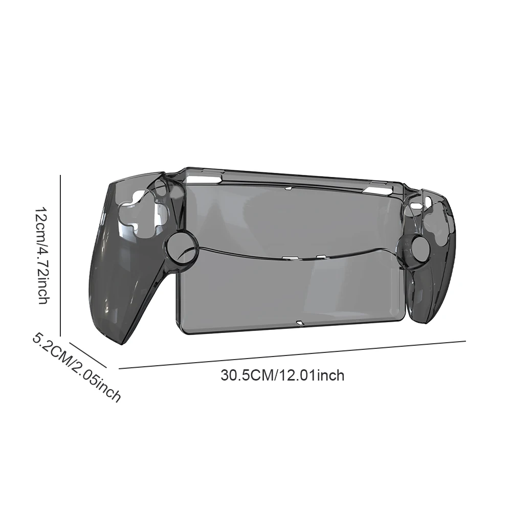 Funda protectora transparente a prueba de golpes para PC, cubierta protectora completa, anticaída, antiarañazos, lavable para Playstation Portal