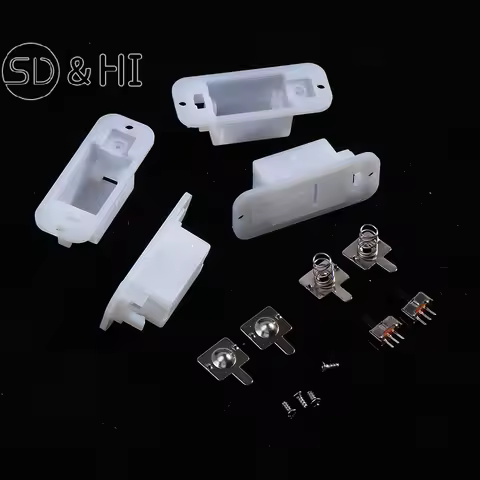 10Set AG13/LR44 Battery Case With Switch Button Battery Case 3V 4.5V Gift Player Battery Compartment Without Battery