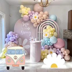 18/24/36inch Boho Daisy Foam Board Sunflower Bohemian Party KT Board Backdrop Decor Baby Shower Birthday Party Wedding Cutouts