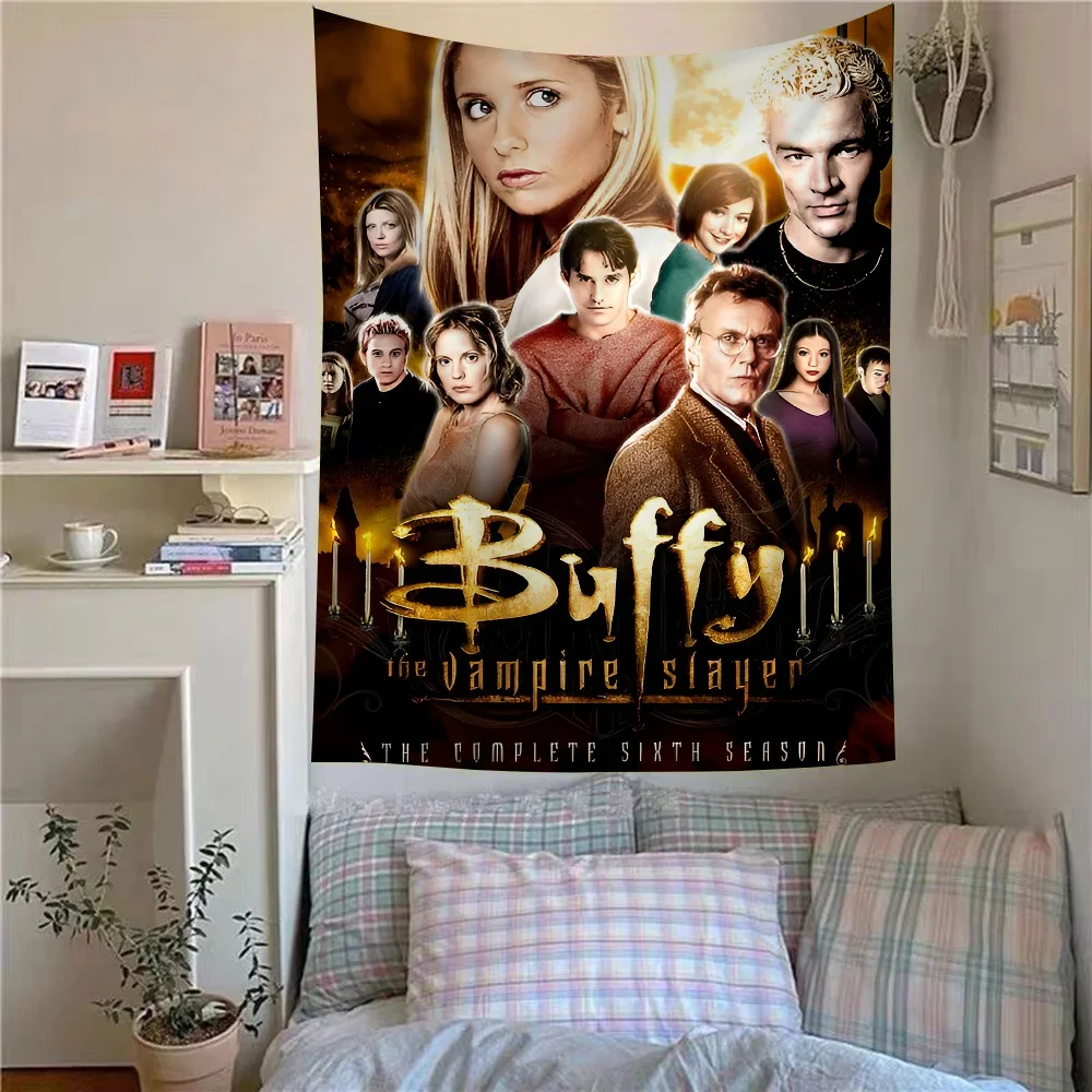 Buffy the Vampire Slayer Colorful Tapestry Wall Hanging Cheap Hippie  Bohemian Wall Tapestries Mandala Wall Hanging Sheets