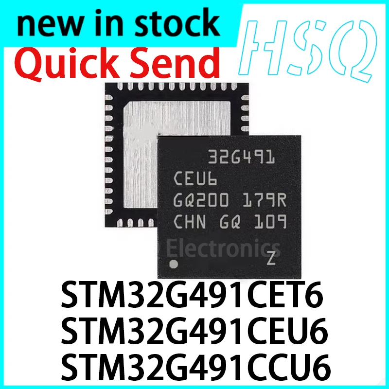 

STM32G491CET6 STM32G491 CEU6 CCU6 Brand New UFQFPN-48 32-bit Microcontroller MCU 1PCS