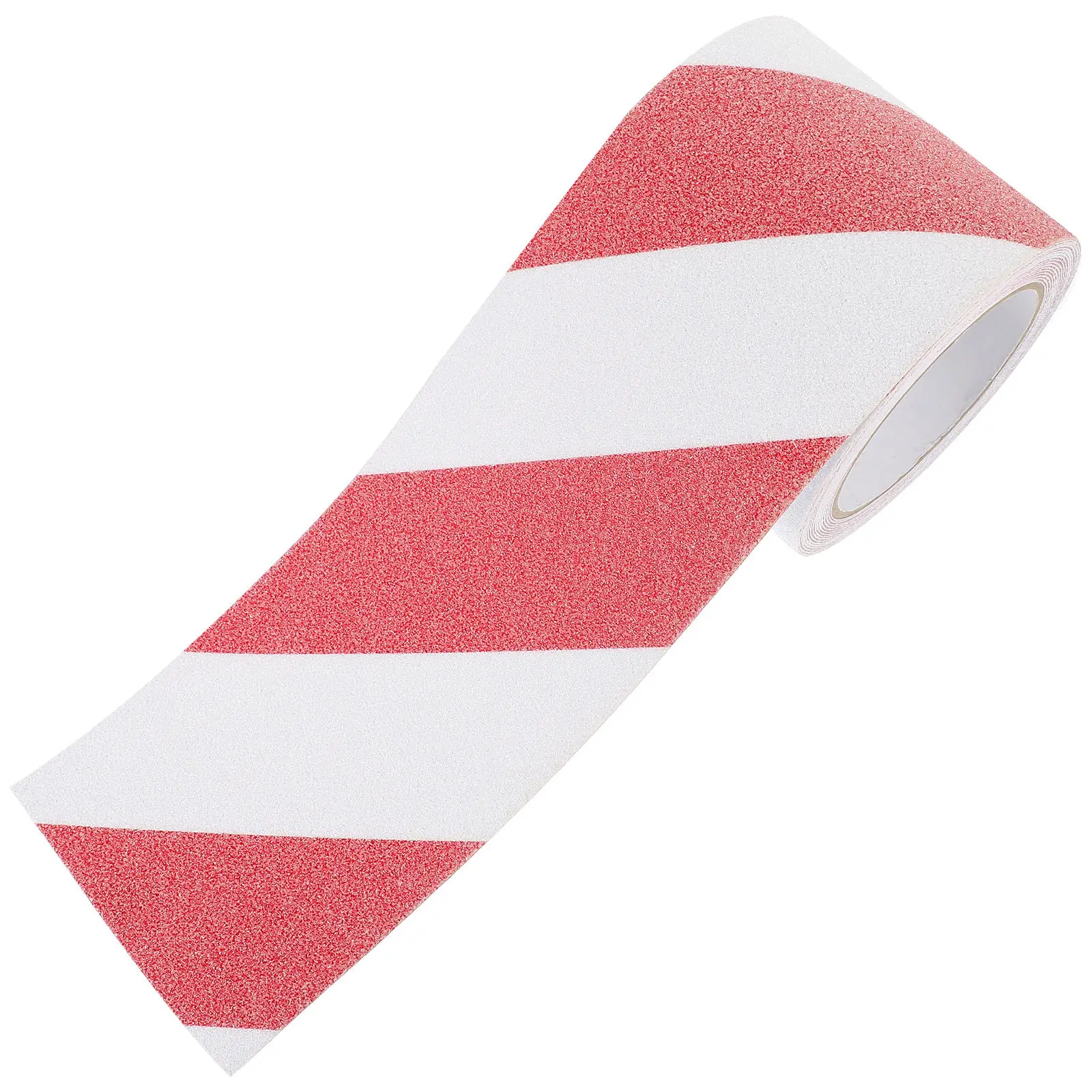 1 Roll Anti Step Tape Reflective Stair Warning Strip Non Adhesive Safety Tape for Indoor Outdoor Wet Floor Caution
