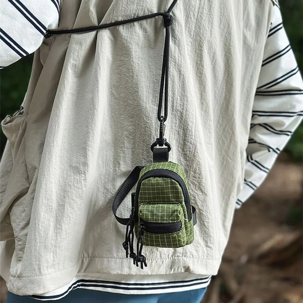 

Mountain Keychain Neck Hanging Coin Purse Waterproof Korean Style Small Storage Bag Zipper Pouch Portable