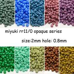 Miyuki 2mm Round Beads Imported From Japan Opaque Series DIY Beads Bracelet For Women