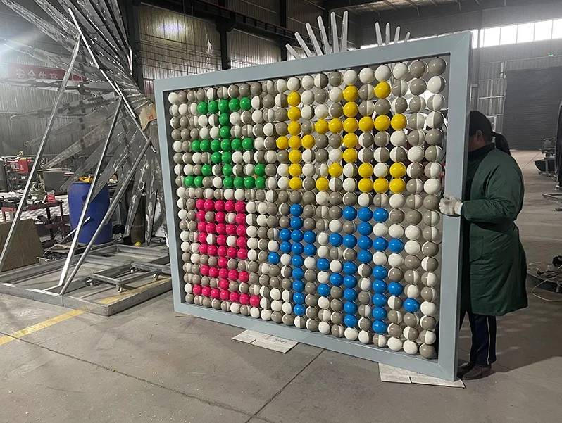 Bonhong Customized Interactive Educational Play Wall with Touchable Game Balls, Amusement Park Kids Sensory Arts Toy
