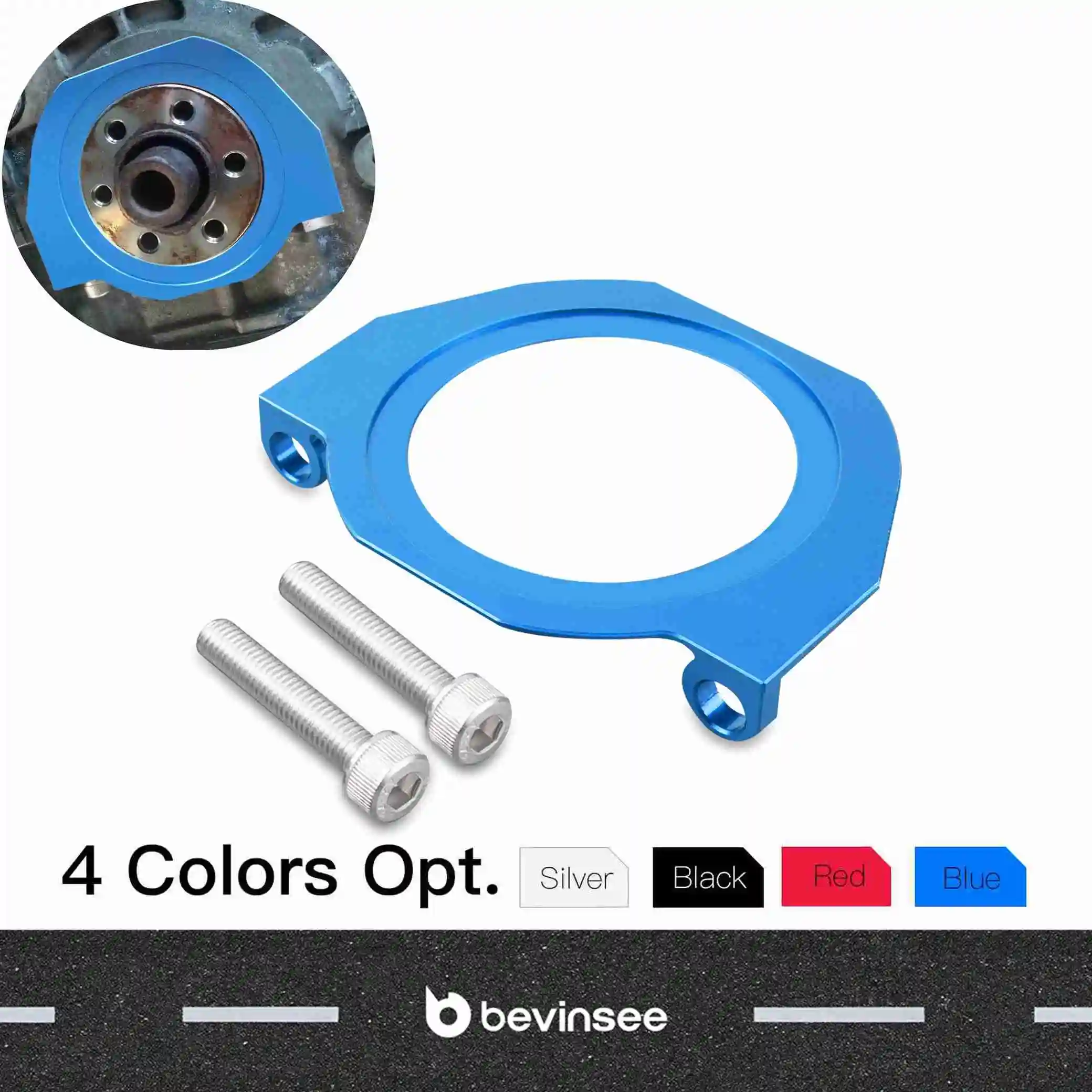 

Aluminum Crank Seal Serpentine Belt Guard for X1 X3 F25 X5 F15 M3 M4 E90 E92 E93 E91 F30 335i F10 535i F20 M135i N54 N55 N52 S55