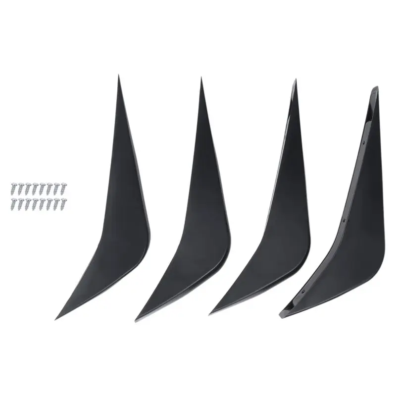 Steady Car Rear Bumper Air Diffuser Fin Spoiler For Corvette C7 2014-2019