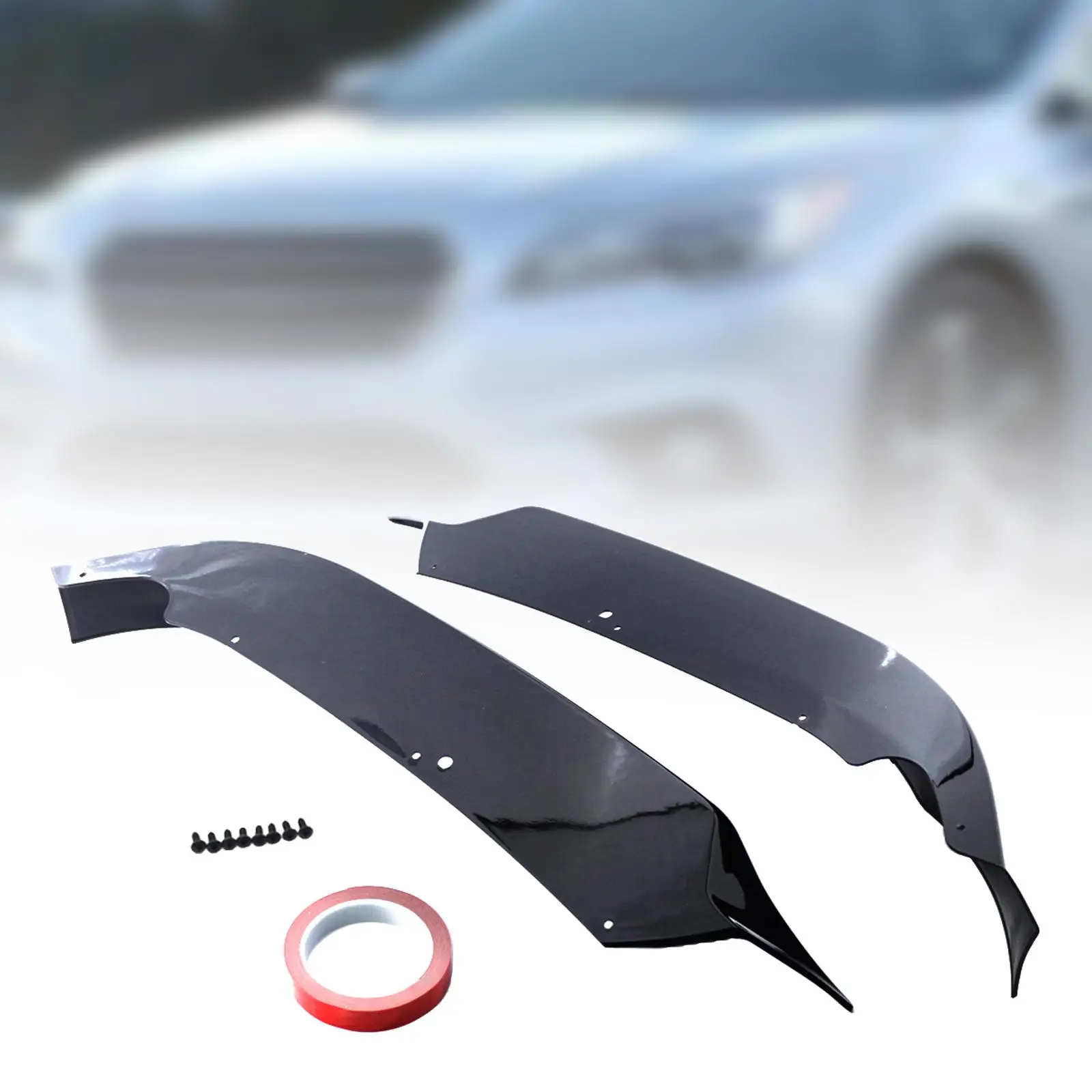 Separador de parachoques delantero, cubierta de labio, piezas de reparación, embellecedor negro brillante para BMW E90M 2008-2012, accesorio de coche de buen rendimiento