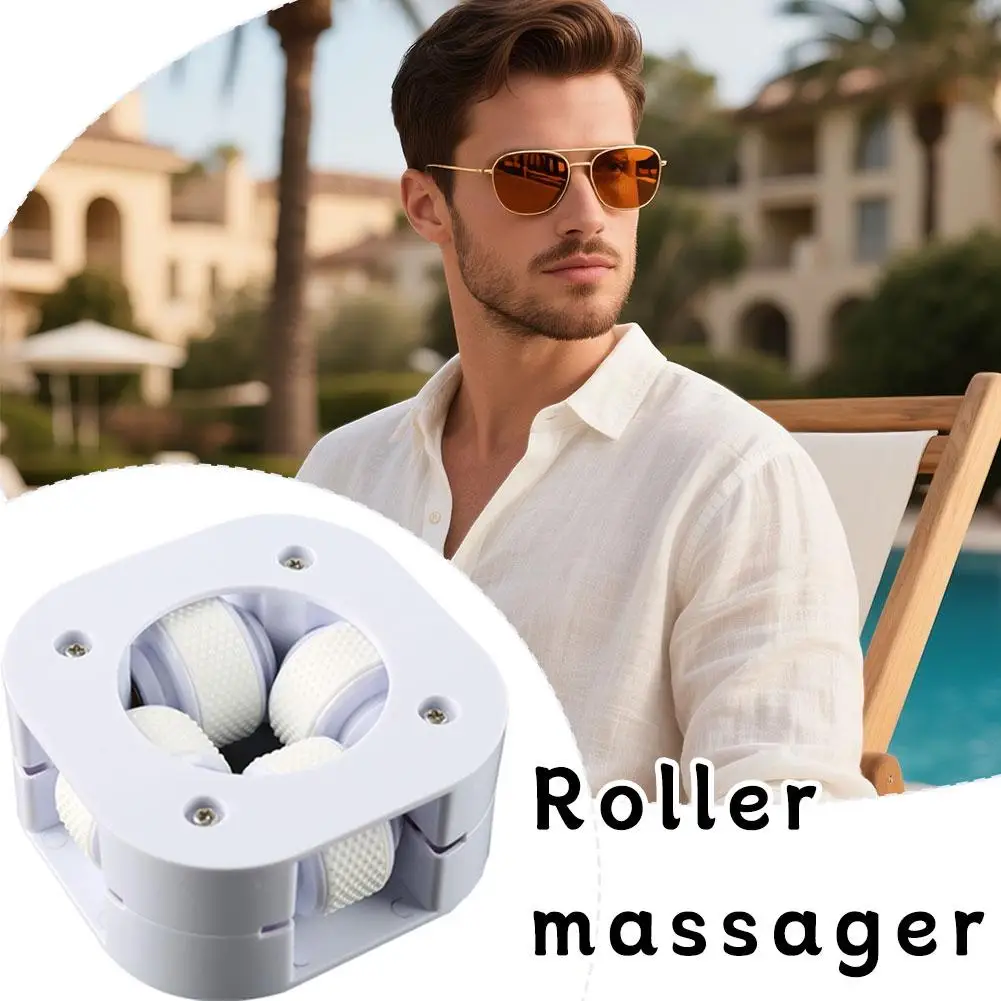 Multifunktionaler Handgelenk-Massagegerät, vollständig umschlossen mit vierrädrigem Finger-Trainingsgerät zur Entspannung, Massagegerät für Männer, 1 Stück