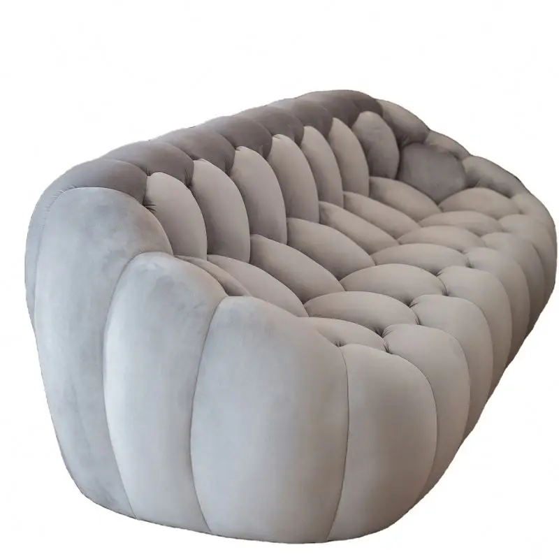 &c Newest Modern American Style Living Room Sofa Comfortable Fabric Sofa Set