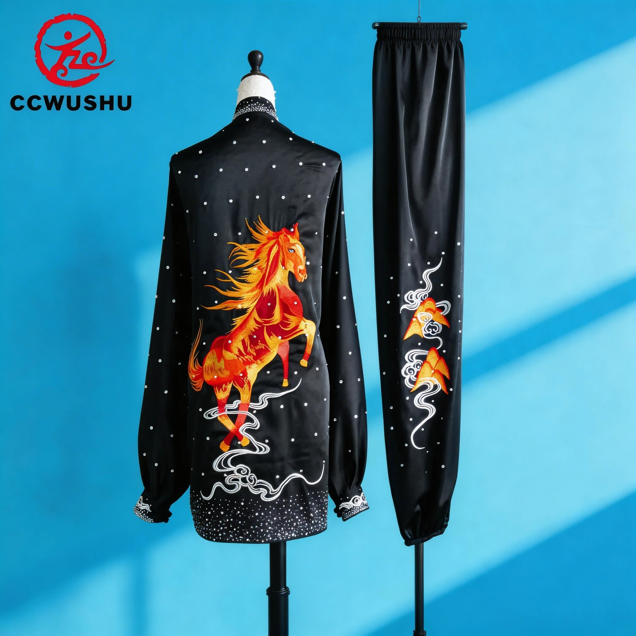 

Индивидуальная одежда для соревнований по боевым искусствам, вышитая одежда, одежда для ушу, тайчи, тайцзи, униформа для чанцюань CCWUSHU