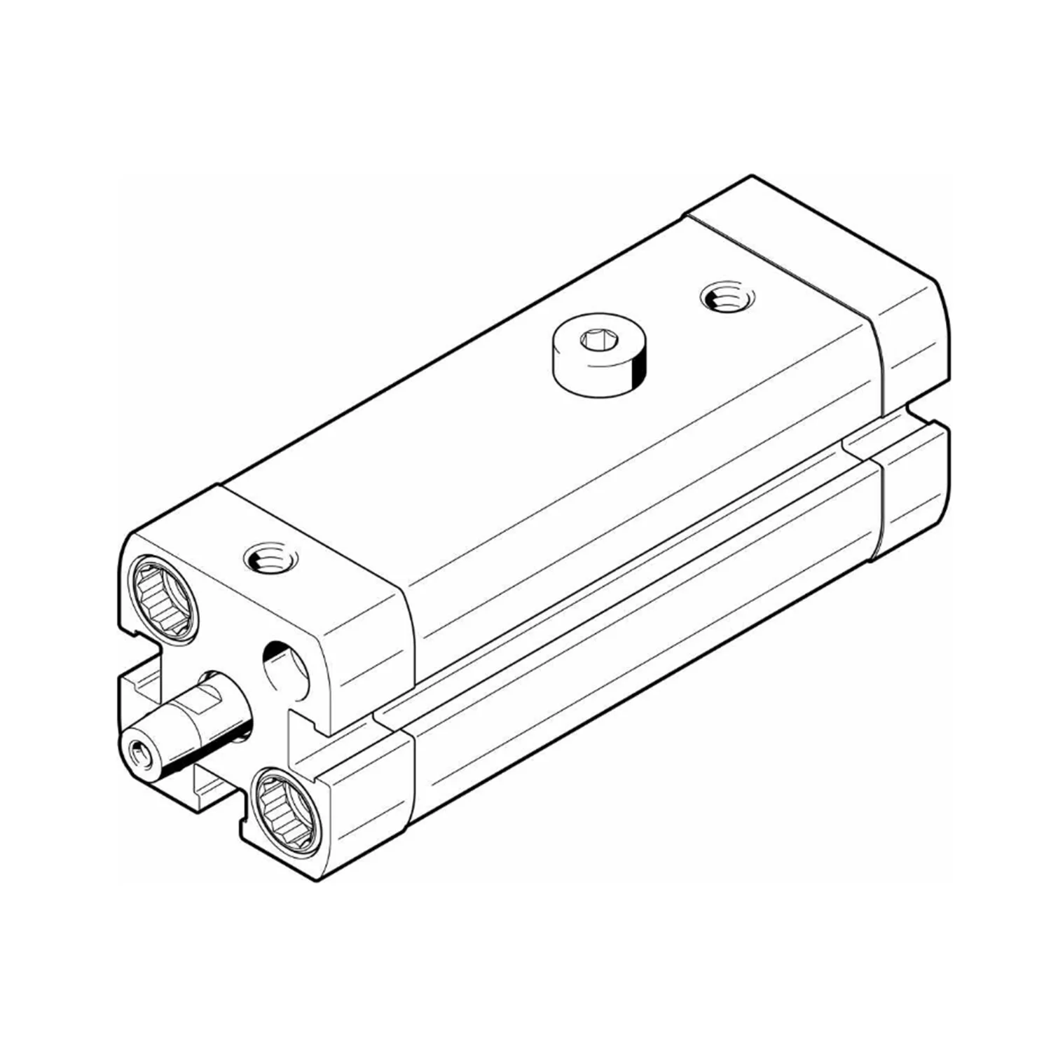 FESTO CLR-16-10-L-P-A 535436 Swing Clamp Cylinder New