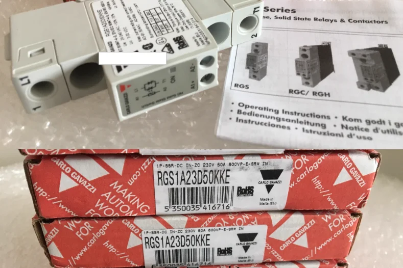 

New Original Carlo solid -state relay RGS1A23D50KKE RGS1A23D25KE