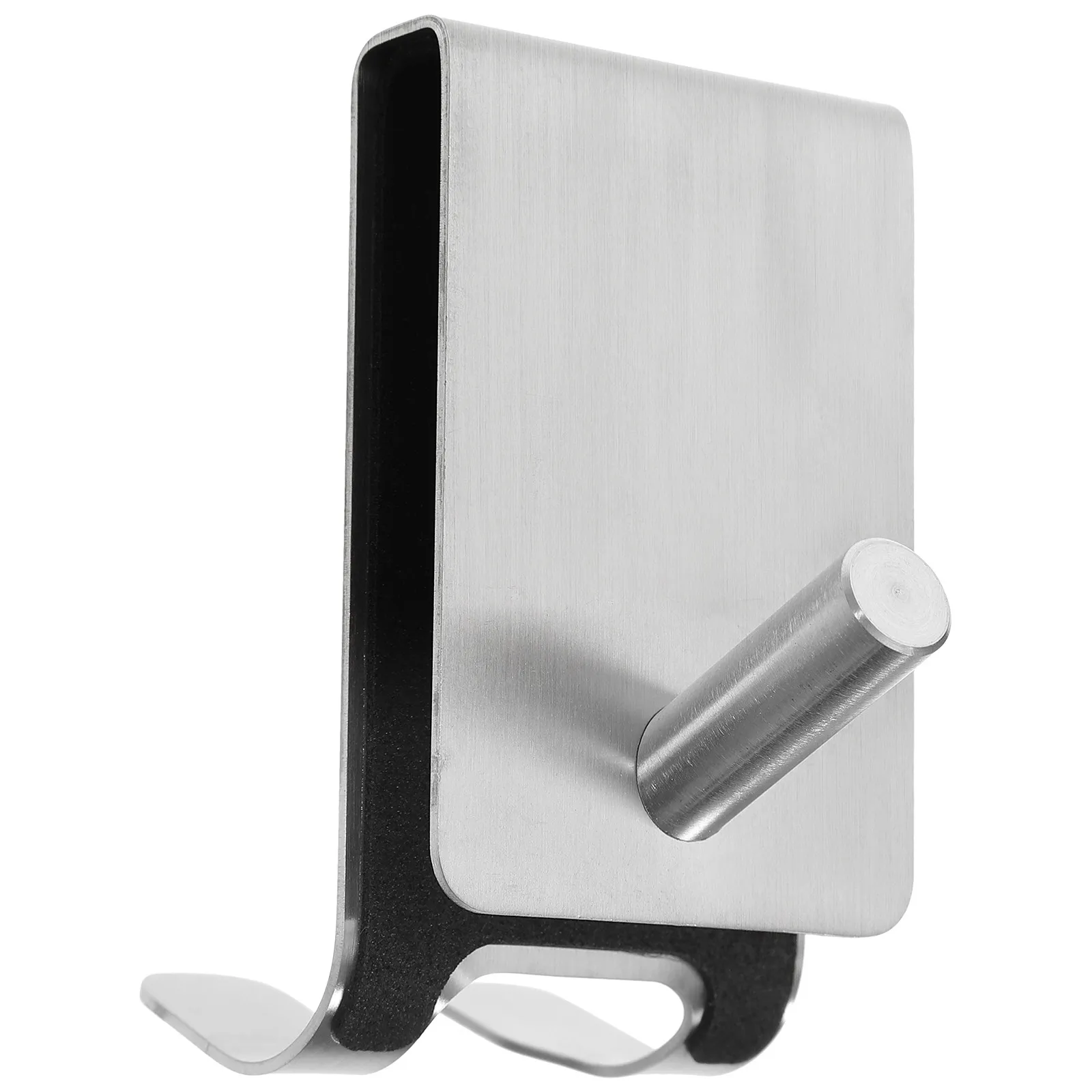 

Premium Stainless Steel Shower Door Hook No Drill No Adhesive for Glass Doors Bathroom Kitchen Living Room Towel Coat Umbrella