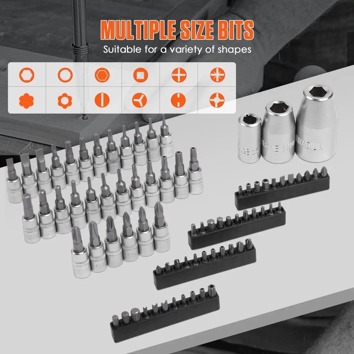 142pcs Tool Box Tool Set ratchet combination Socket kit Car Repair Ratchet Spanner Wrench Socket Set Car tire Repair Tool Kits