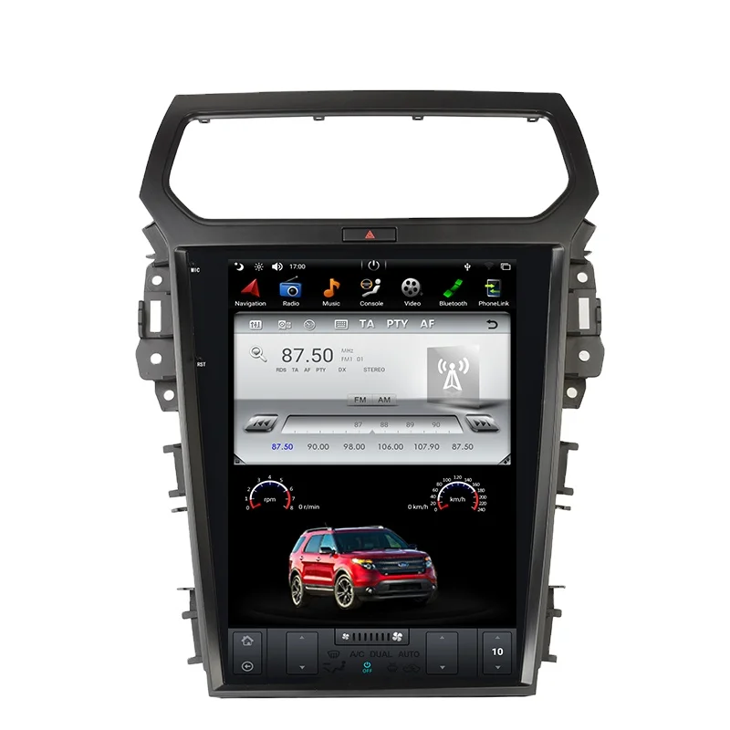 

ZAIQU Vertical Screen 12.1inch for Ford Explorer 2013-/2016- GPS of 4G64G Car Multimedia DSP Navigation Android Car Stereo Syste