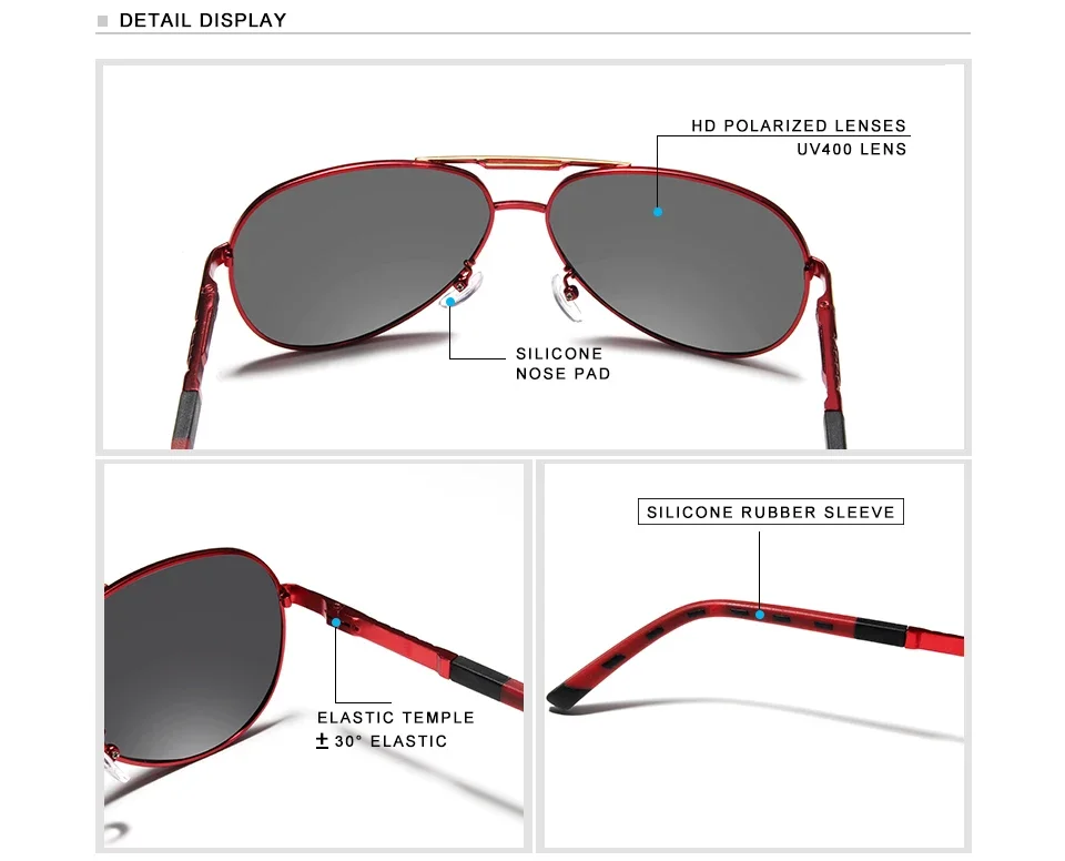 Kingseven neue Aluminium Magnesium Herren Sonnenbrille polarisierte Männer Beschichtung Spiegel Brille männliche Brillen Zubehör für Männer – Detail 8