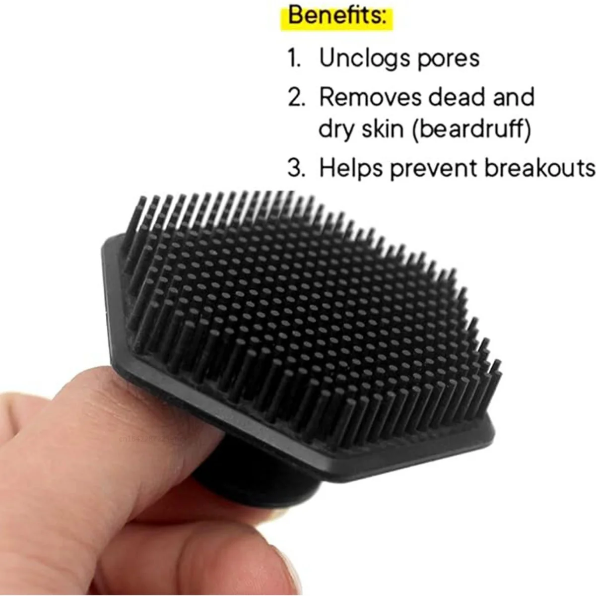 Men Facial Cleaning Brush Scrubber Silicone Miniature Face Deep Clean Shave Massage Face Scrub Brush Face Cleaner