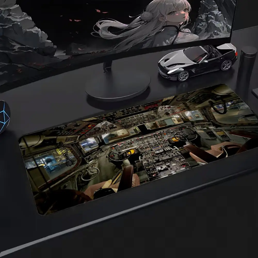 

Plane Speedometer Mouse Pad Oversized Mouse Mat, Extended Gaming Surface, Non-Slip Backing, Perfect for Desk Use