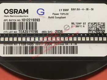 100 Stück/OSRAM LYE6SF Patch 3528 Vier Beine 3 Positiv 1 Negativ Gemeinsam Negativ Gelbes Licht Automotive LED Lampenperlen PLCC4