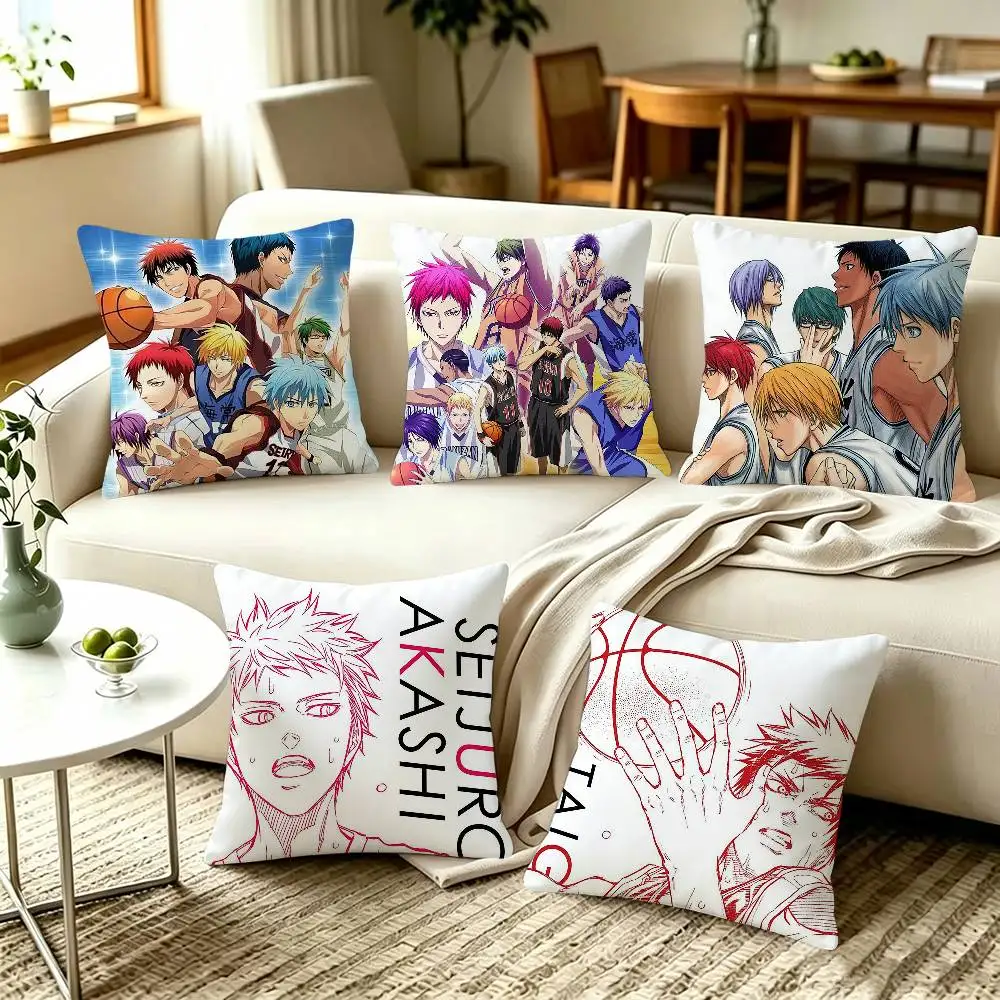 Kuroko no Basket Anime  Pillow Covers, Home Sofa Cushion Covers and Aecorative Custom