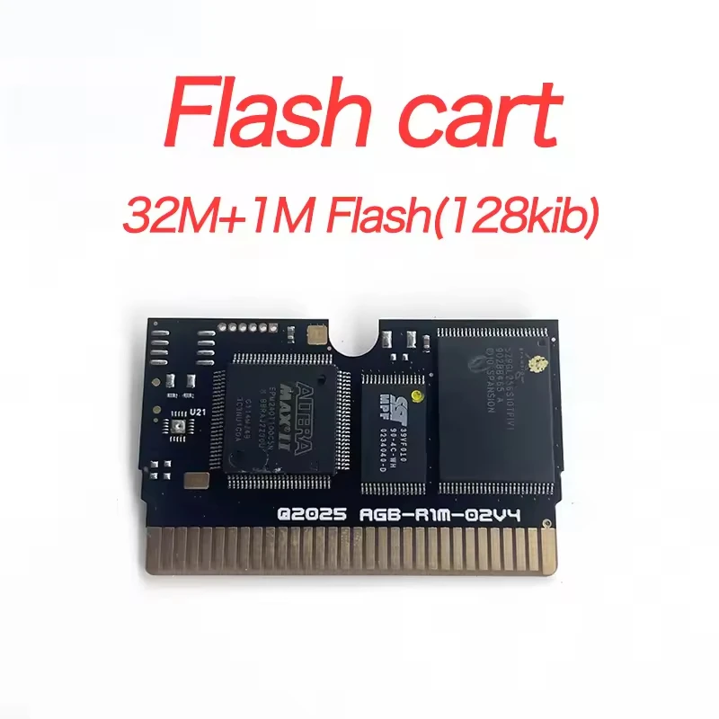 Customized Game Card Ic Double Ic Save Rtc Real Clock Flash Cart Game Cartridge for GBA