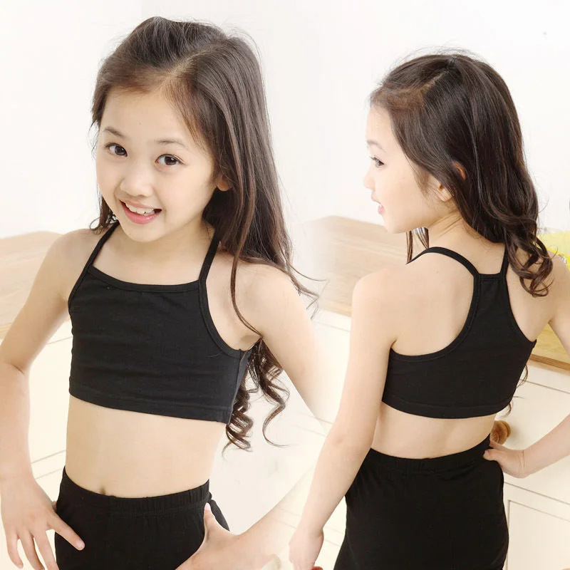 

Kids Girls Camisole Sports Vest Undies Underclothes Vest Underwear Tops Causal Female Elastic Top Fashion