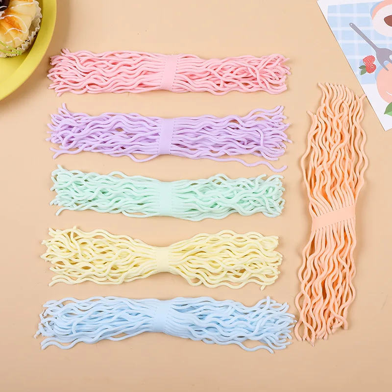 Stretchy Spaghetti Ball Fidget String Noodles Sensory Toy Fiddle Autism Stress Toy Classroom Tools Childhood Education Toys