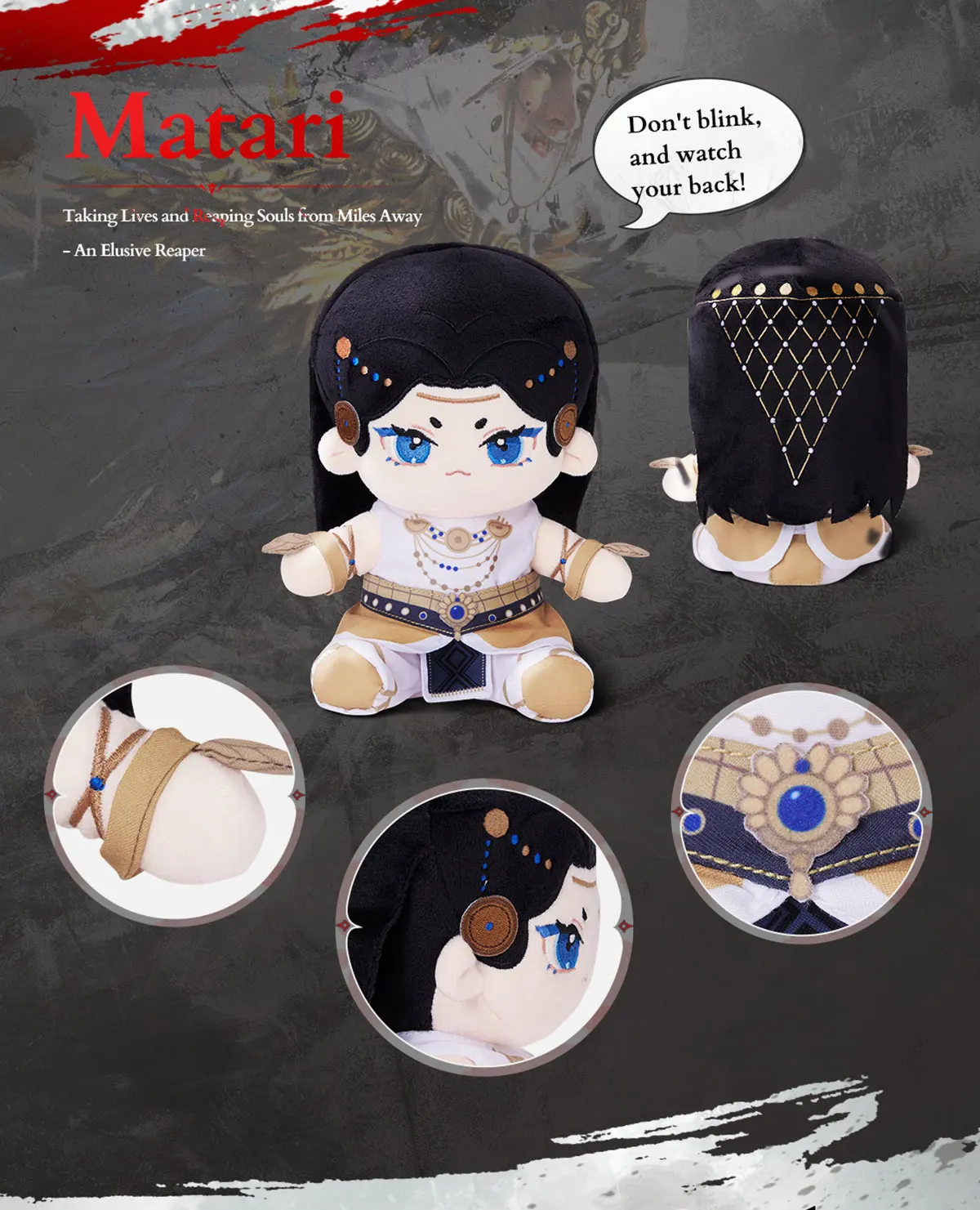 Naraka Blade point - Plushie Sammlung Matari Anime Spiel Gaming Peripherie geräte
