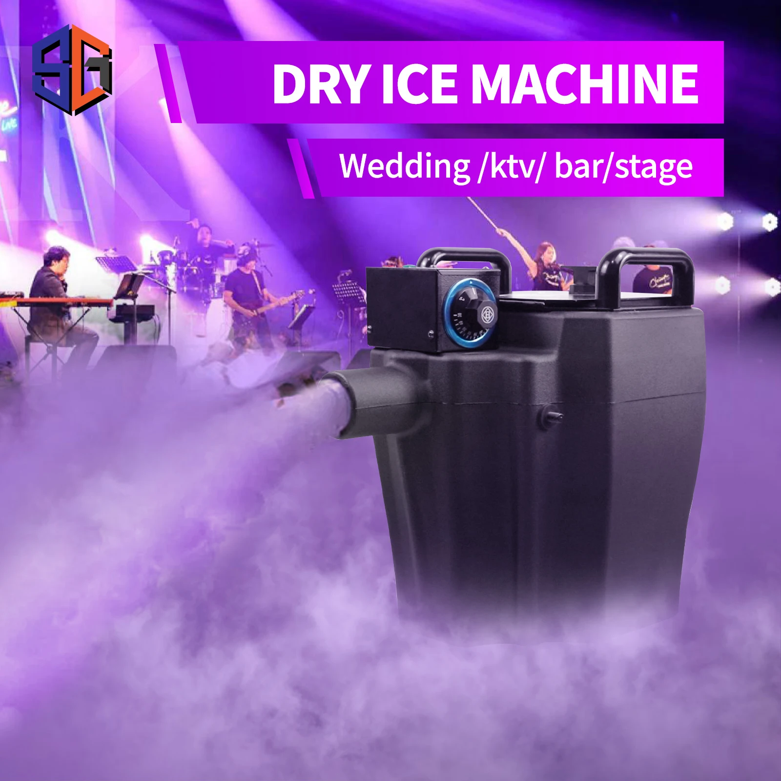 6000W 3500W Stage Fog Machine Wedding Dry Ice Smoke Machine  Nimbus Effect For DJ Disco Party Perform Activity Smoke Generator