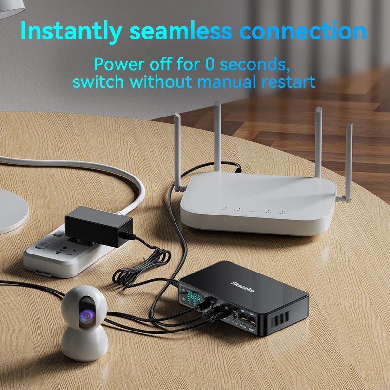 18000 مللي أمبير تيار مستمر مصدر طاقة غير منقطع UPS مصدر طاقة احتياطي 5V9V12V لجهاز توجيه واي فاي مودم راوتر كاميرات شاشة LED #4